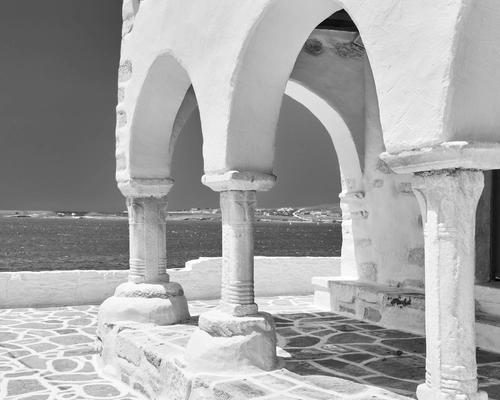 View of the bay of Paros town