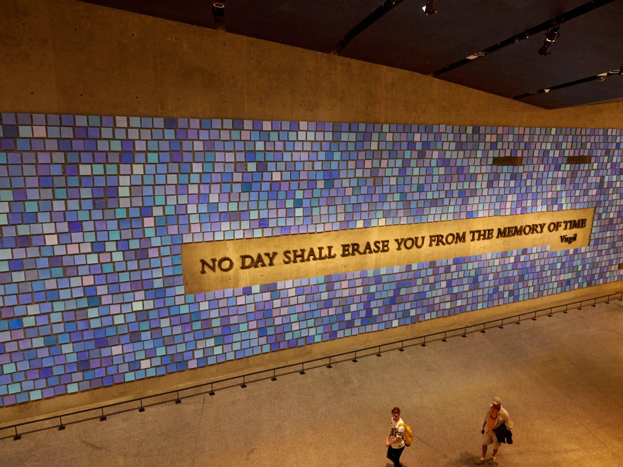 9/11 Memorial blue wall